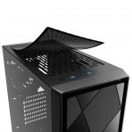 Sharkoon VS8 RGB ATX PC Case BK - Top