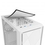 Sharkoon VS8 RGB ATX PC Case WT - Top