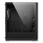 Sharkoon VS9 RGB ATX PC Case BK - Side
