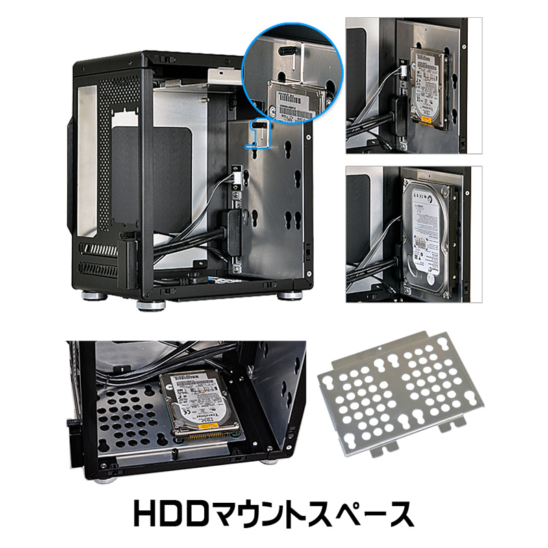 美品】 PCケース LianLi PC-Q25 Mini-ITX おまけ付き - PCパーツ