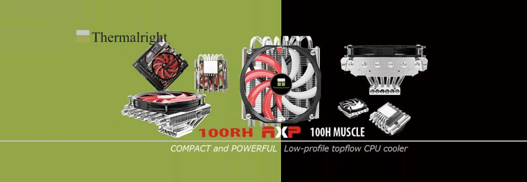 Thermalright AXP-100R H / AXP-100 H MUSCLE CPU Cooler Banner