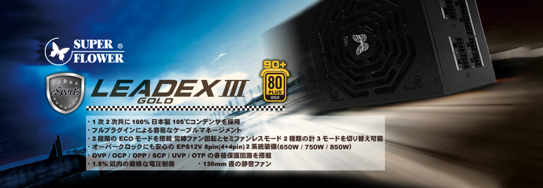 Thermalright LEADEX III GOLD PSU Banner