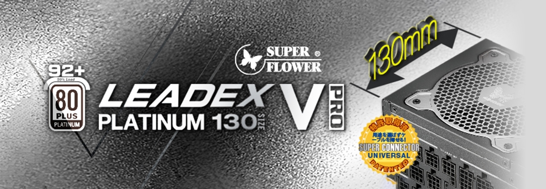 Super Flower LEADEX V PLATINUM PRO Banner