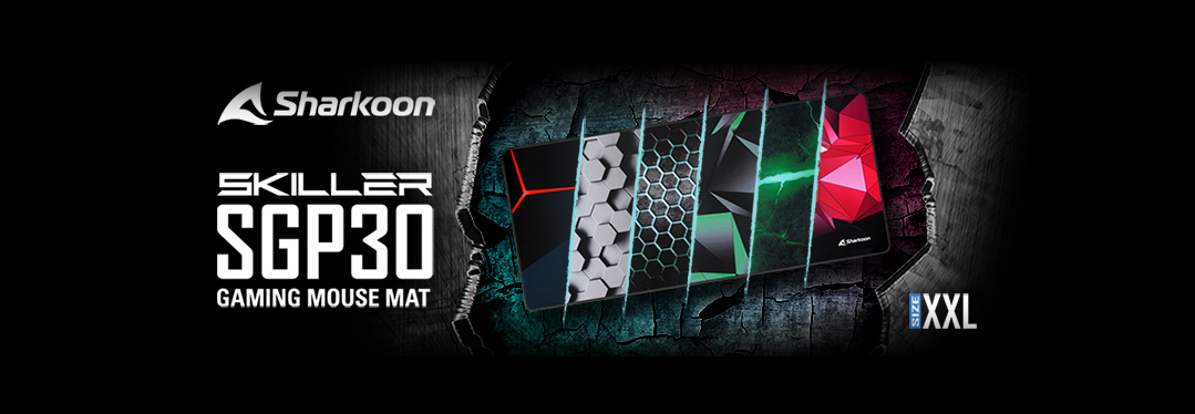 Sharkoon SKILLER SGP30 XXL Gaming Mouse Mat Banner