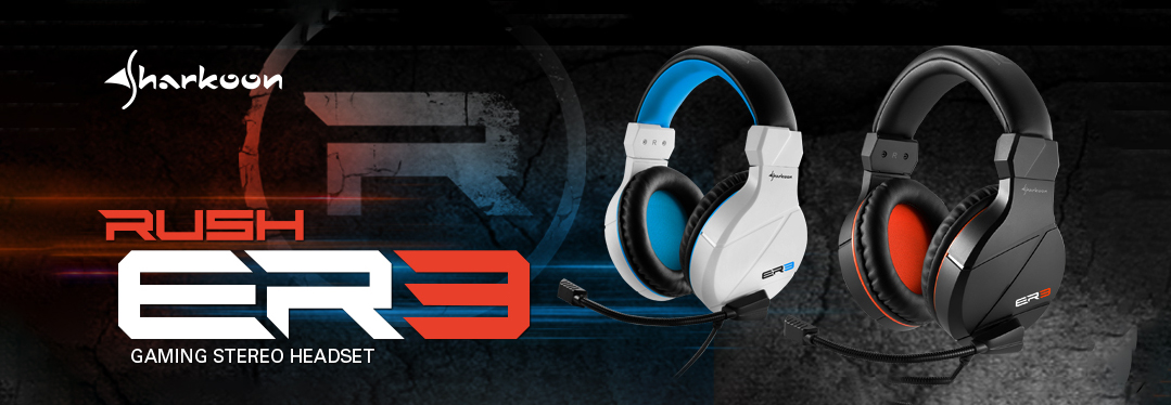 Sharkoon ER3 Gaming Stereo Headset Banner