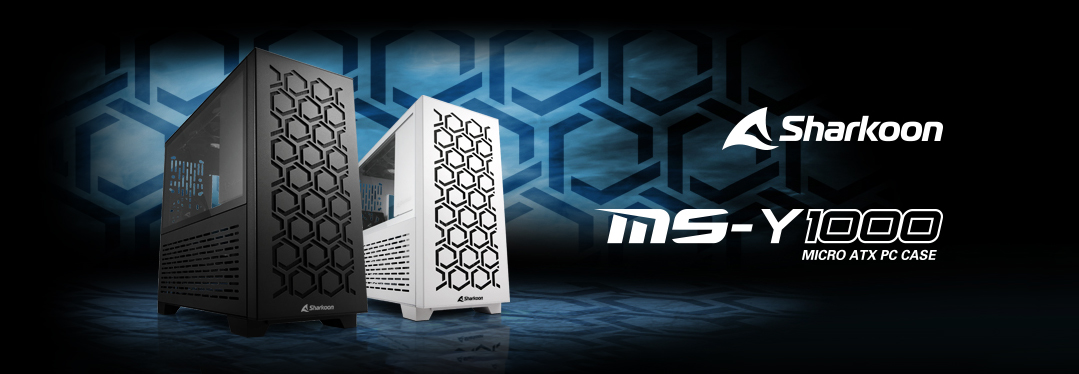 Sharkoon MS-Y1000 Micro ATX PC Case Banner