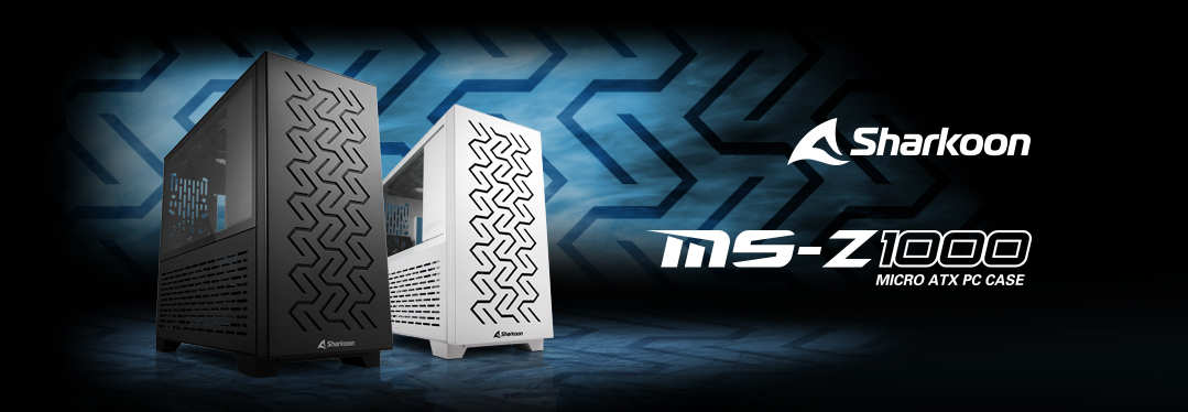 Sharkoon MS-Z1000 Micro ATX PC Case Banner
