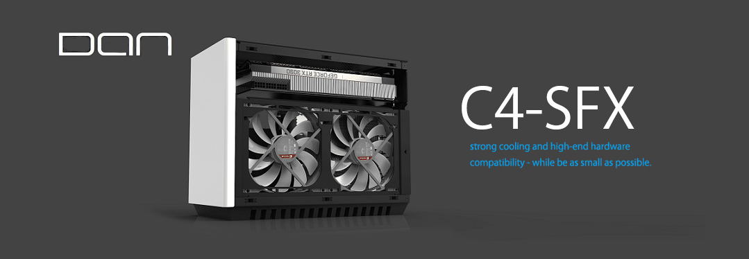 DAN C4-SFX PC Mini-ITX PC Case Banner