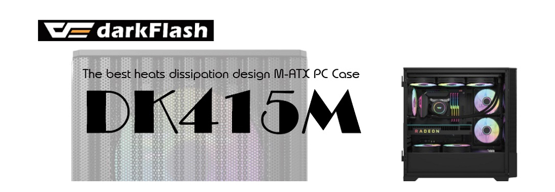 darkFlash DK415M M-ATX PC Case Banner