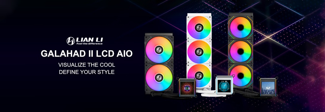 Lian LI Galahad II LCD AIO Banner