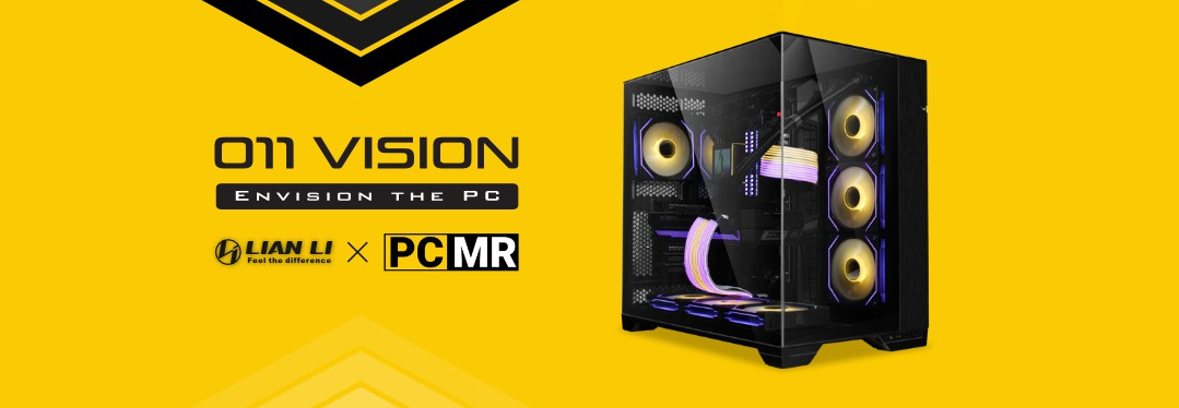 Lian Li x PC Master Race O11 Vision PC Case Banner