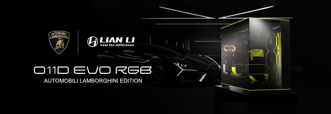 Lian Li O11D EVO RGB Automobili Lamborghini Limited Edition E-ATX対応ケース