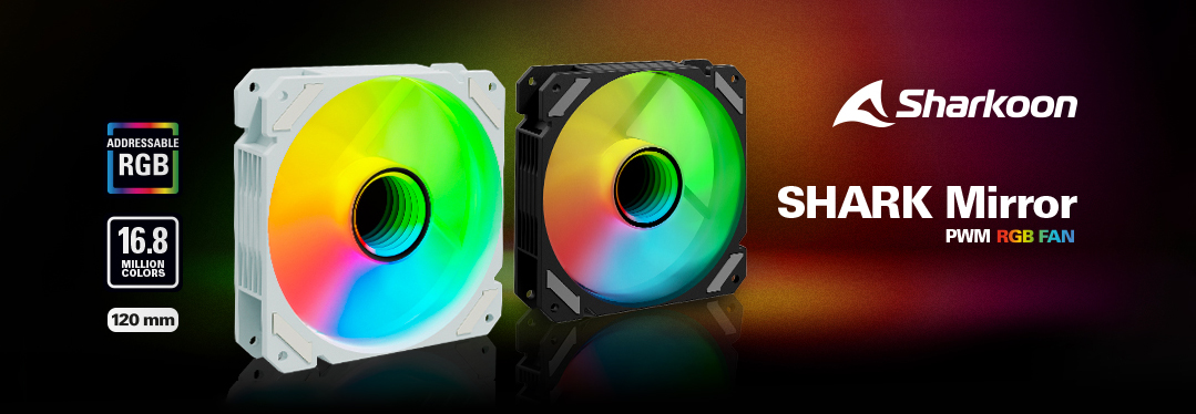 SHARK Mirror RGB PWM ARGBファン