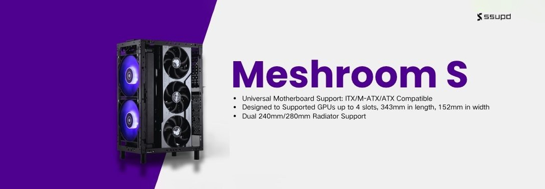 SSPUD MESHROOM S PC Case