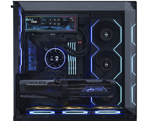 LIAN LI SM088 サブディスプレイ 設置例 LIAN LI SM088 サブディスプレイ 設置例