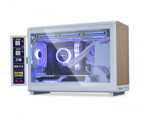 LIAN LI SM088 サブディスプレイ 設置例 LIAN LI SM088 サブディスプレイ 設置例