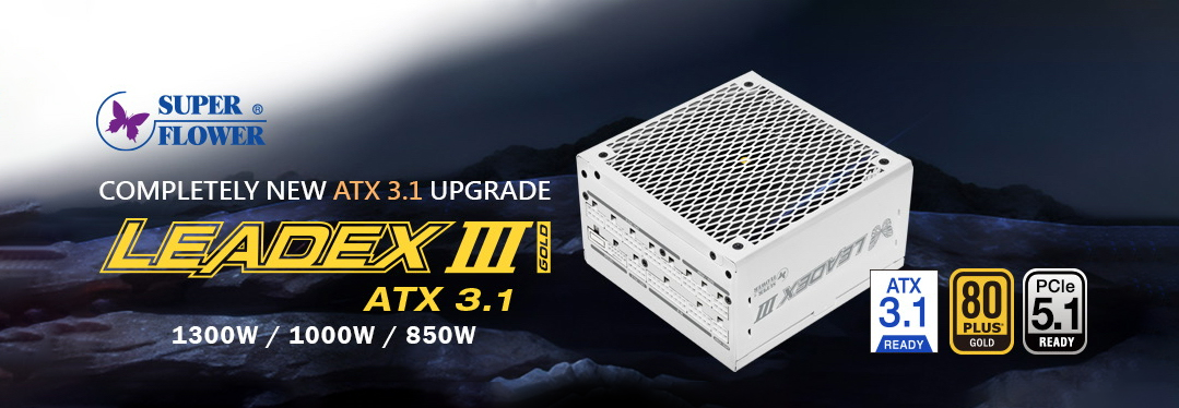 Super Flower LEADEX III GOLD ATX3.1 White