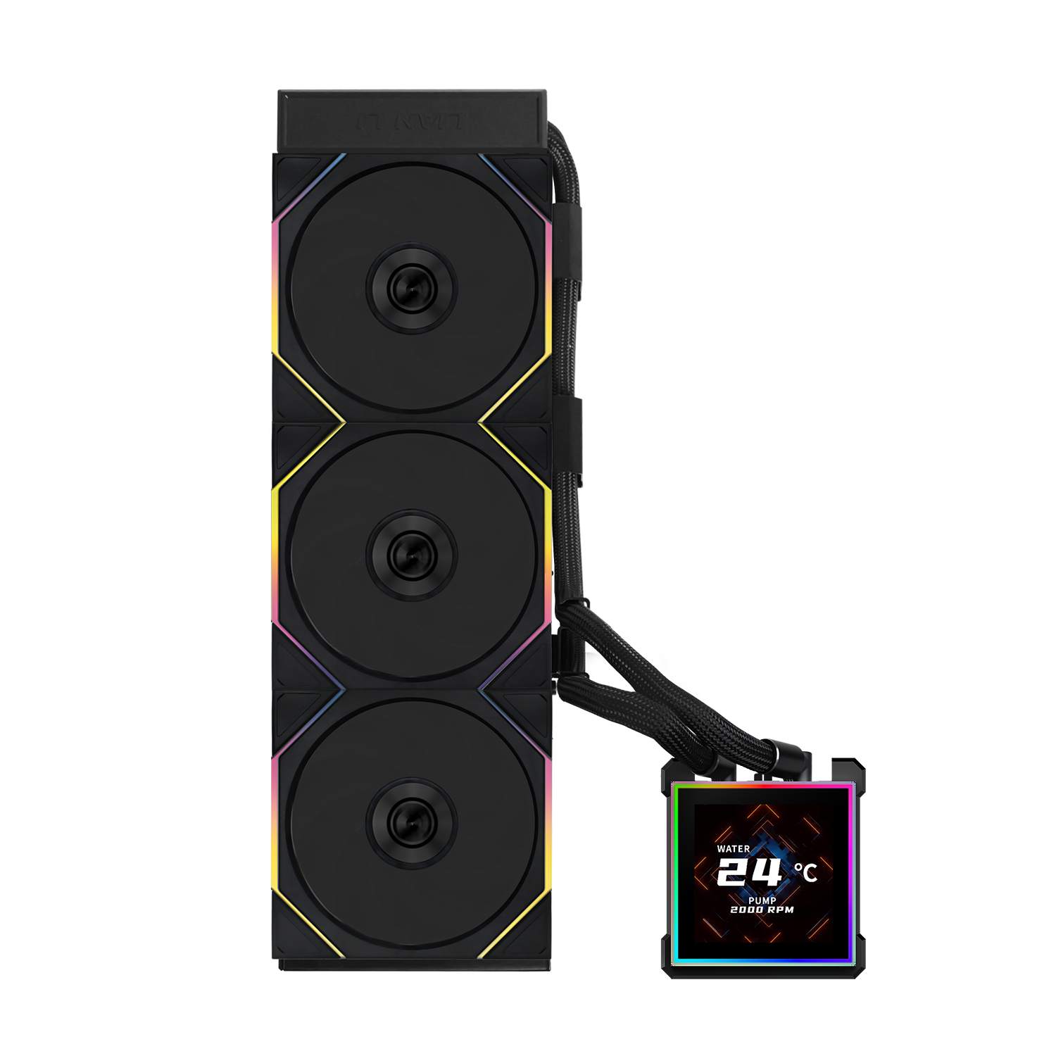 HydroShift II LCD-S 360 TL Black HydroShift II LCD-C水冷キット TL120 Wireless採用ブラックモデル