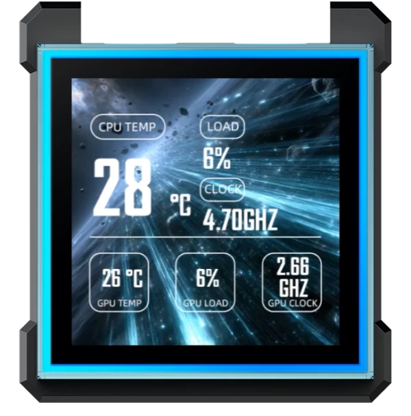 3.4インチ角形IPS液晶ディスプレイ 3.4インチ角形IPS液晶ディスプレイ