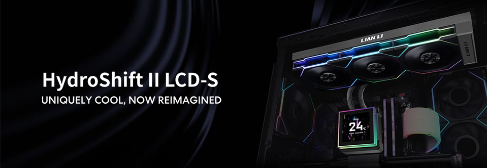 HydroShift II LCD-S水冷キットは水冷のチューブをラジエーターと一体化し、セミチューブレス化した「HydroShift」シリーズの最新モデルです。