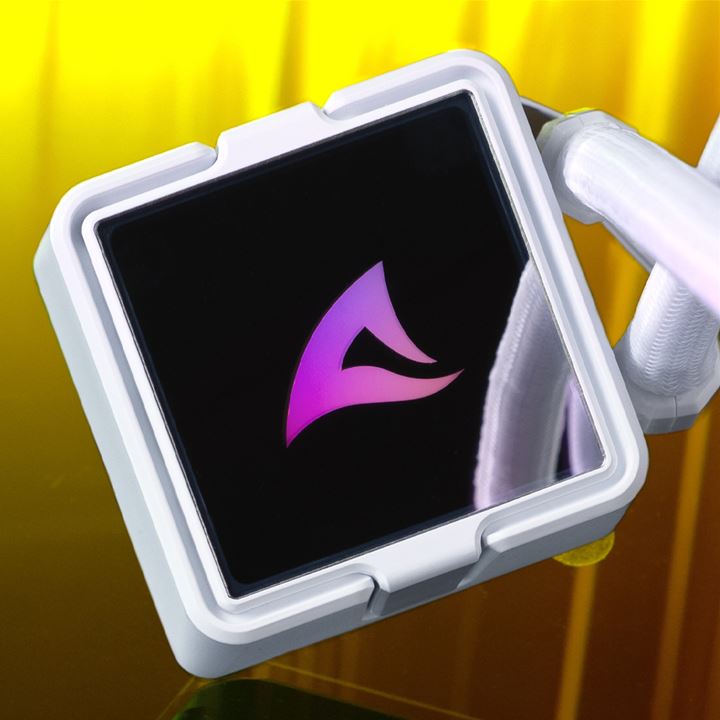 Sharkoon S60 ARGB AIO水冷シリーズは正方形ポンプヘッドにミラーエフェクトを採用