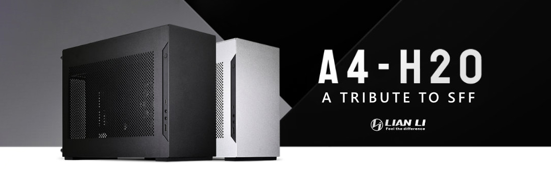 PCIe 4.0対応Lian Li A4-H2O Mini-ITX専用ケース　
