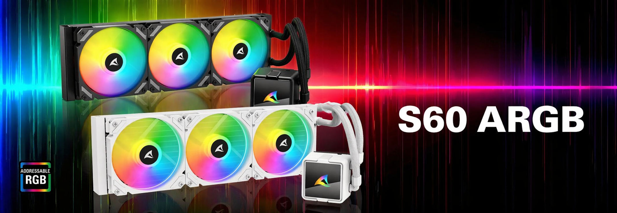 Sharkoon S60 ARGB AIO水冷シリーズ