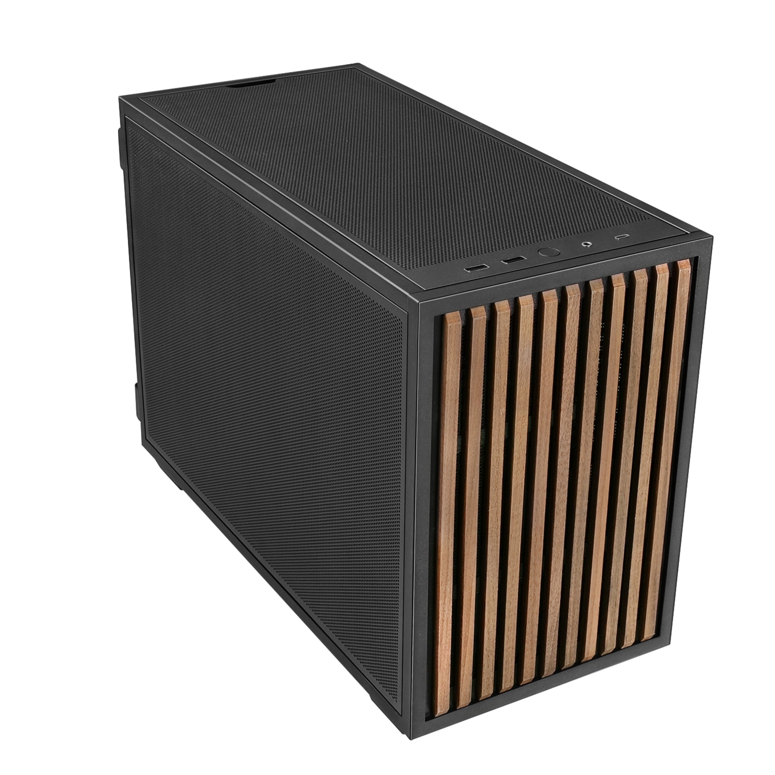 Lian Li B4-mATX Wood PC Case BK