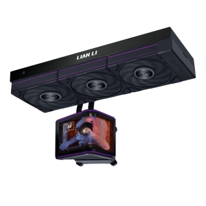 Lian Li HydroShift II OLED CURVED 360　P28 BK 水冷システム