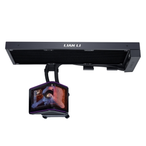 Lian Li HydroShift II OLED CURVED 360　Fanless BK 水冷システム