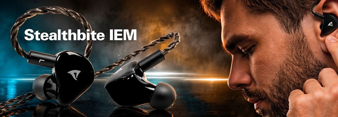 Sharkoon Stealbite IEM Earphone Banner
