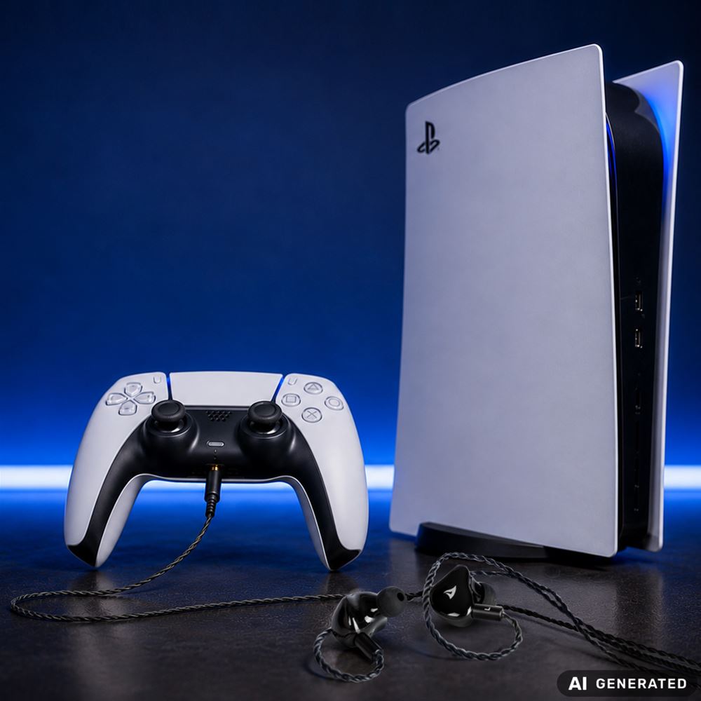 TRRS接続に対応しているため、Stealthbite IEMは対応するゲーム機やコントローラーでも使用できます