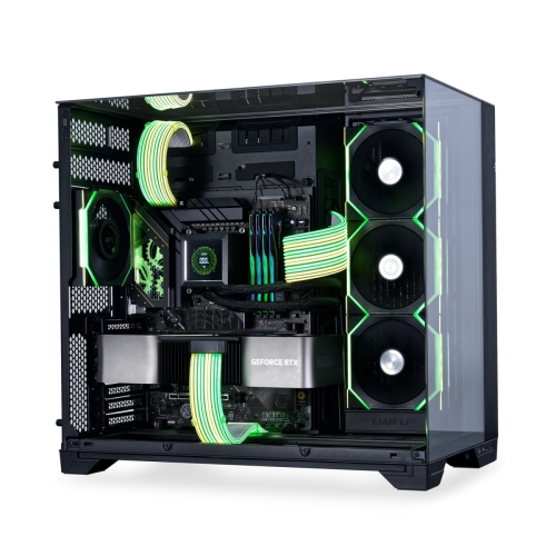 LIAN LI Strimer Wireless CPU 2 x 8 Pin 設置例