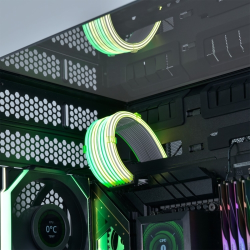 LIAN LI Strimer Wireless CPU 2 x 8 Pin 設置例