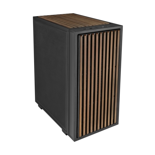 Lian Li Vertical AeroDeck Wood Panel BK 設置例
