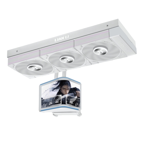Lian Li HydroShift II OLED CURVED 360 P28 White