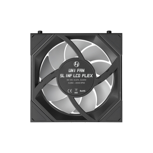 LIAN LI UNIFAN SL-INF FLEX 120 LCD Model Reverse Blade - BK Single Pack