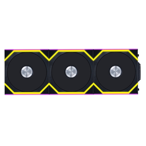 LIAN LI UNI FAN SL Wireless - tripple Black 