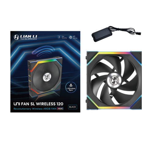 LIAN LI UNI FAN SL Wireless - Tripple Black Package