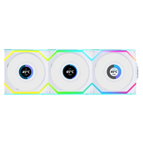 LIAN LI UNI FAN SL Wireless LCDモデル - Tripple White 