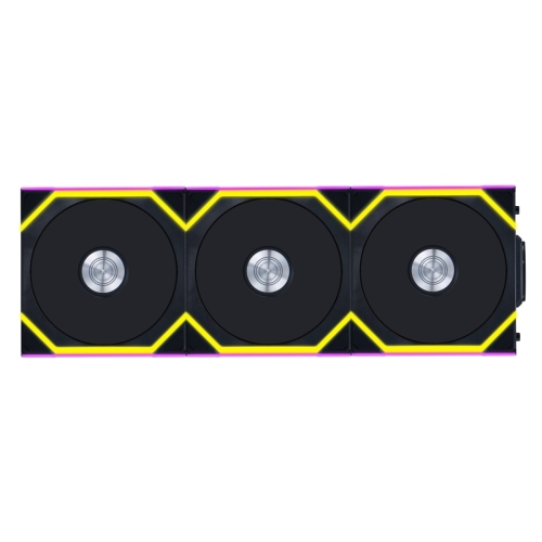 LIAN LI UNI FAN SL Wireless - Tripple Black Reverse Blade