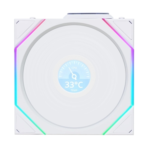 LIAN LI UNI FAN TL Wireless Reverse Ｗhite LCD Model - Single Pack 