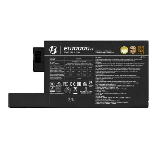 Lian Li EDGE GOLD V2 1000W with EDGE Hub V2 BK
