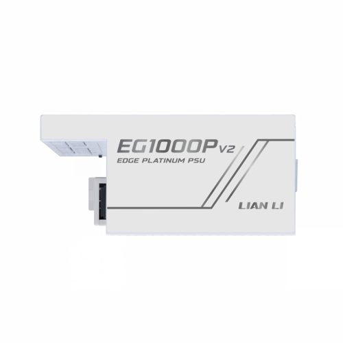 LIAN LI EDGE Platinum V2 1000W with EDGE Hub V2 WT - Side